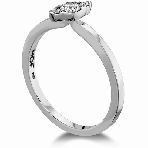 Hearts On Fire Aerial Stackable Regal Angle Diamond Band