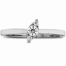 Hearts On Fire Aerial Stackable Regal Angle Diamond Band