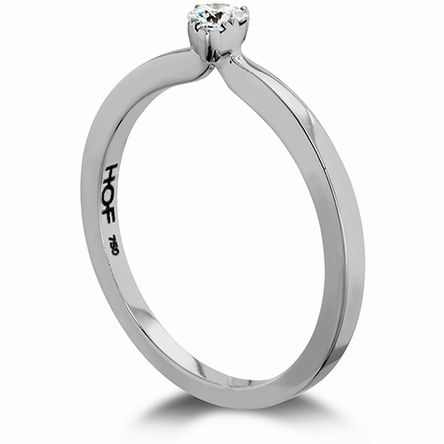 Hearts On Fire Aerial Stackable Teardrop Angle Diamond Band
