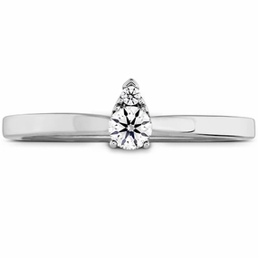 Hearts On Fire Aerial Stackable Teardrop Diamond Band