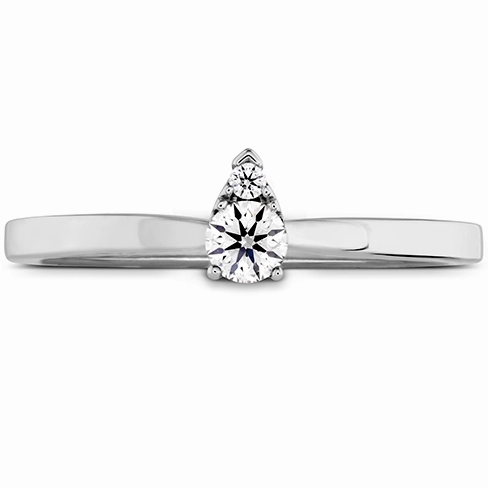 Hearts On Fire Aerial Stackable Teardrop Diamond Band