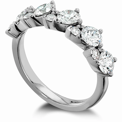 Hearts On Fire Aerial Teardrop Diamond Band