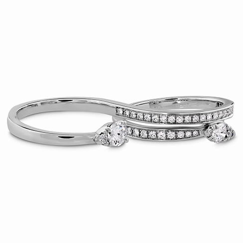 Hearts On Fire Aerial Teardrop Diamond Intensive Double Ring