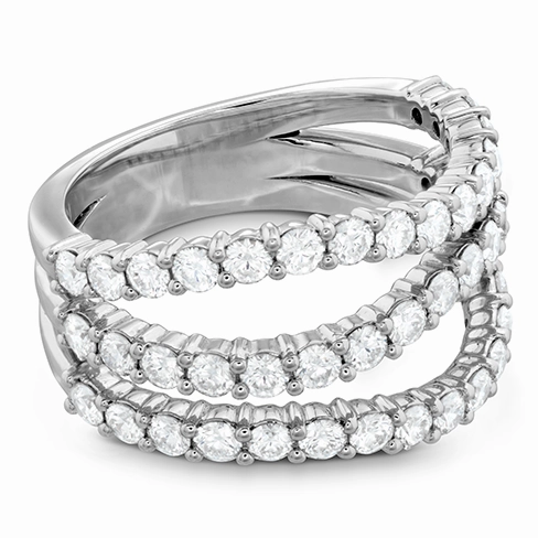 Hearts On Fire Atlantico Triple Wave Diamond Ring