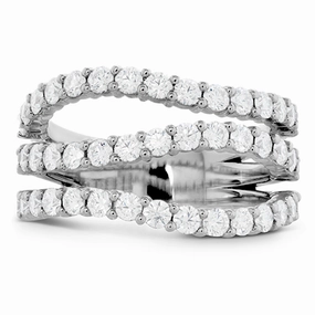 Hearts On Fire Atlantico Triple Wave Diamond Ring