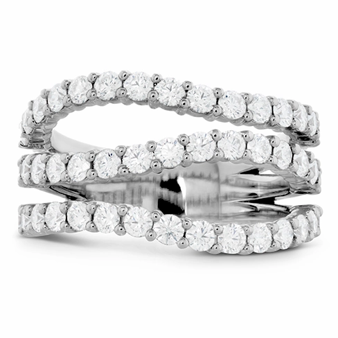 Hearts On Fire Atlantico Triple Wave Diamond Ring