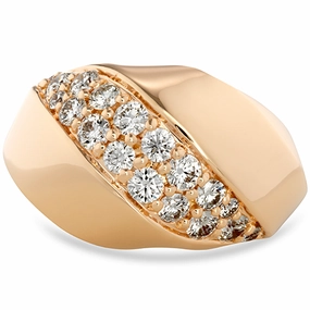 Hearts On Fire Atlantico Wave Right Hand Diamond Ring