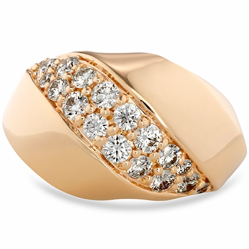 Hearts On Fire Atlantico Wave Right Hand Diamond Ring