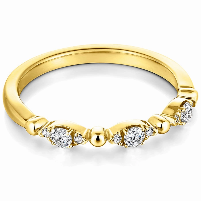 Hearts On Fire Beaded Regal Diamond Band
