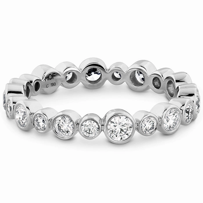 Hearts On Fire Bezel Diamond Eternity Band