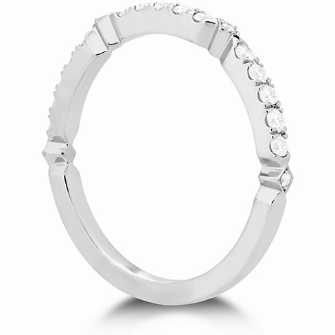 Hearts On Fire Cali Chic Accent Diamond Engagement Band