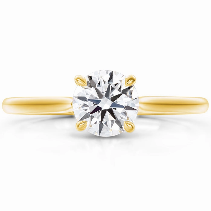 Hearts On Fire Camilla 4 Prong Diamond Engagement Ring