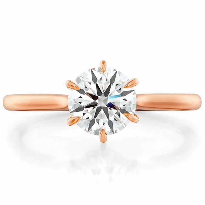 Hearts On Fire Camilla 6 Prong Diamond Engagement Ring
