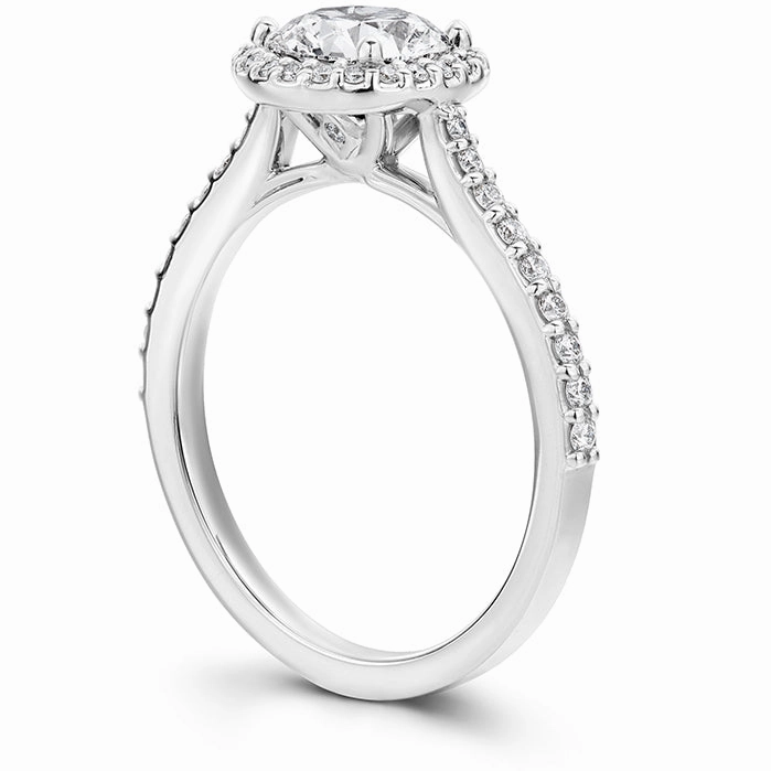 Hearts On Fire Camilla Halo Diamond Engagement Ring