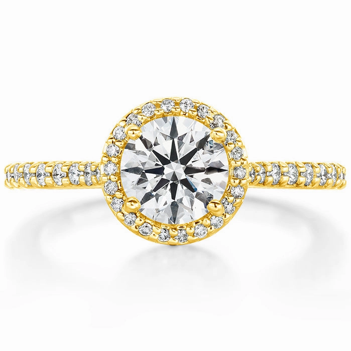 Hearts On Fire Camilla Halo Diamond Engagement Ring