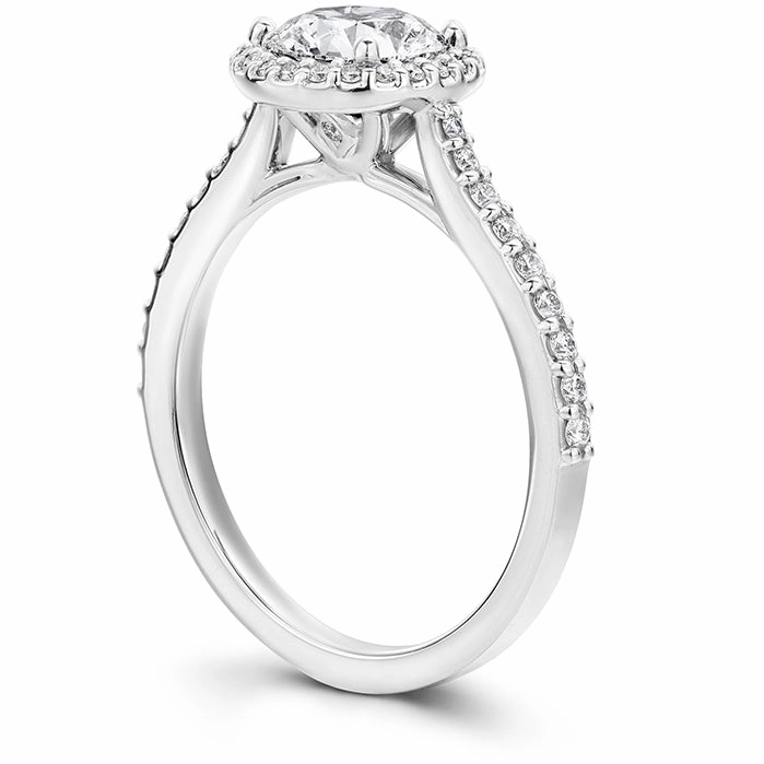 Hearts On Fire Camilla Halo Diamond Engagement Ring