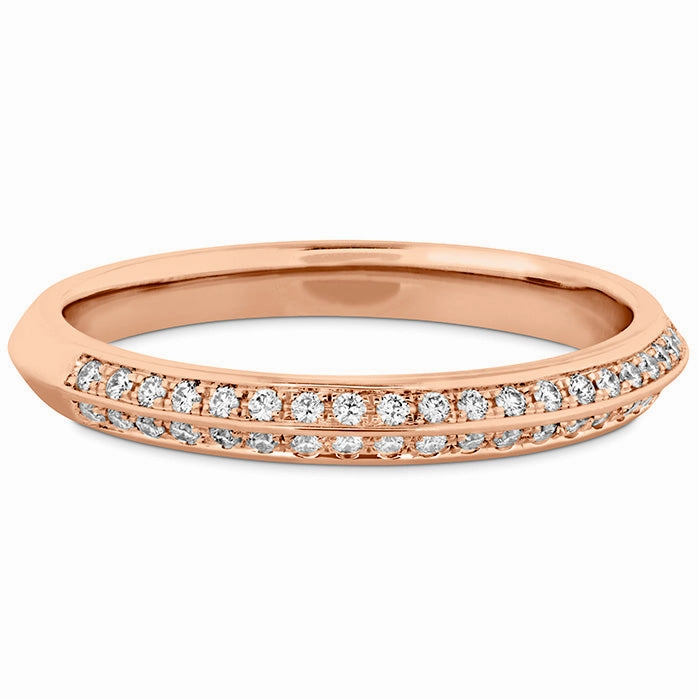 Hearts On Fire Camilla Pave Knife Edge Diamond Band