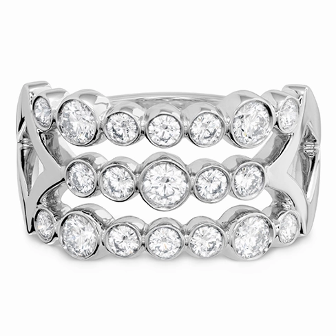 Hearts On Fire Copley Bezel Right Hand Diamond Ring