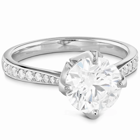Hearts On Fire Copley Diamond Crown Engagement Ring