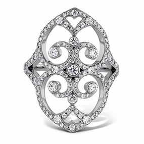 Hearts On Fire Copley Double Diamond Heart Right Hand Ring