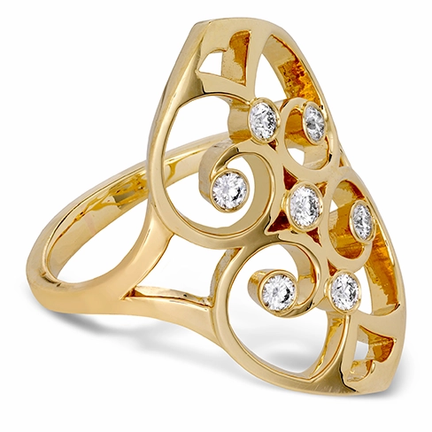 Hearts On Fire Copley Double Heart Right Hand Diamond Ring