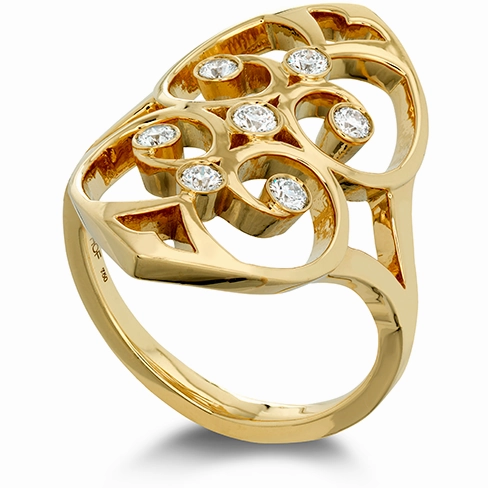 Hearts On Fire Copley Double Heart Right Hand Diamond Ring