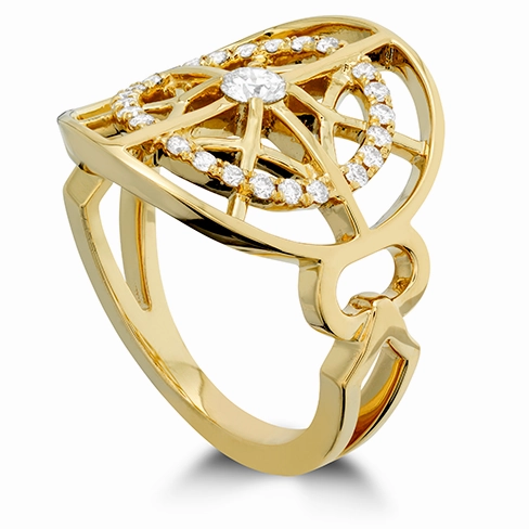Hearts On Fire Copley Medallion Right Hand Diamond Ring
