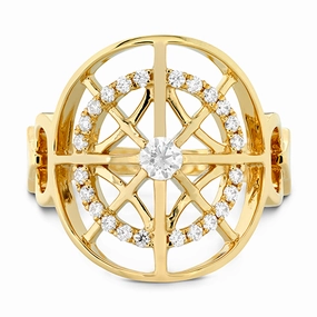 Hearts On Fire Copley Medallion Right Hand Diamond Ring