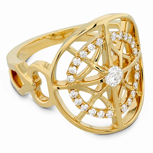 Hearts On Fire Copley Medallion Right Hand Diamond Ring