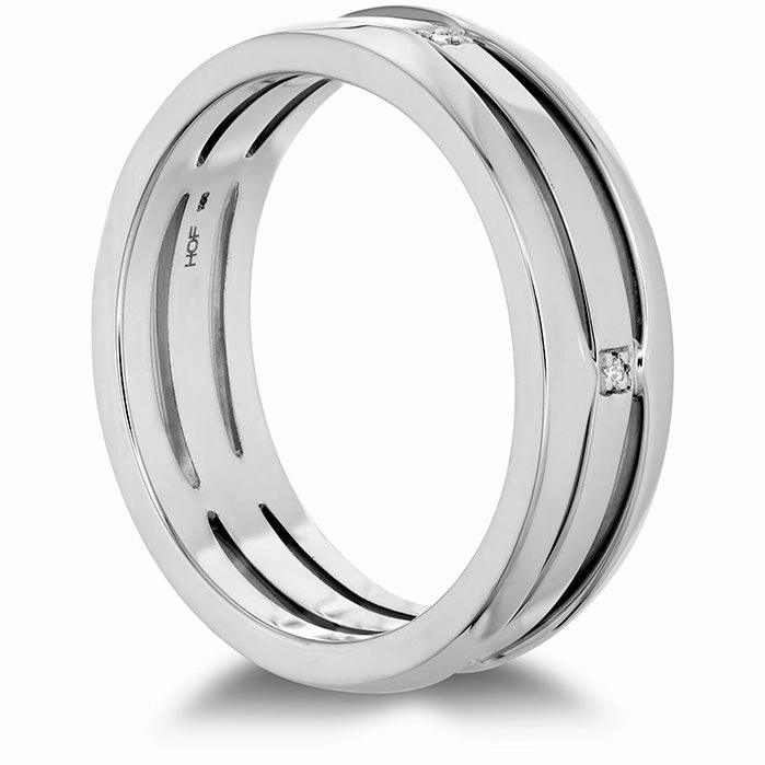 Hearts On Fire Copley Triple Row Men's Diamond Band