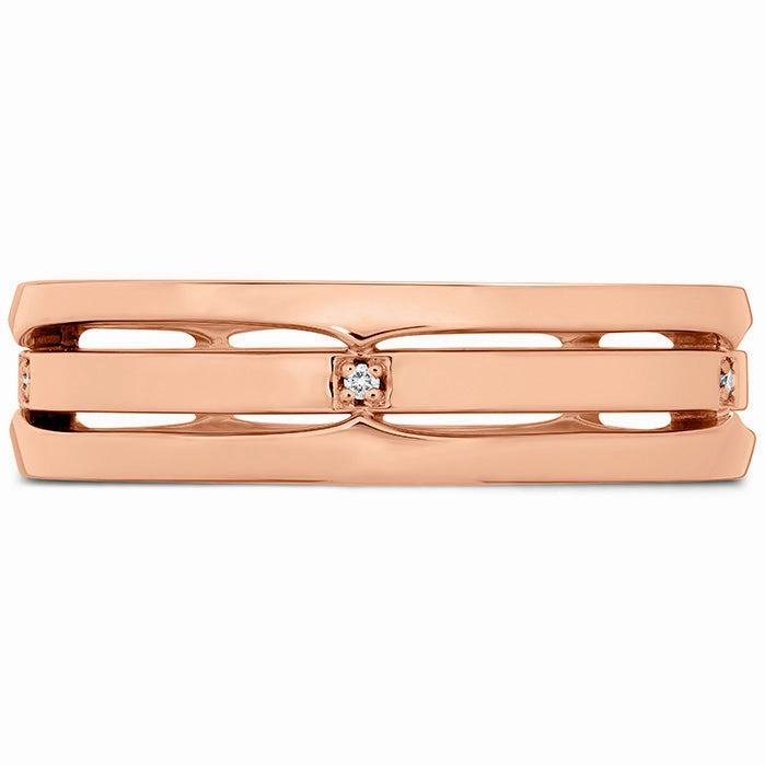 Hearts On Fire Copley Triple Row Men's Diamond Band