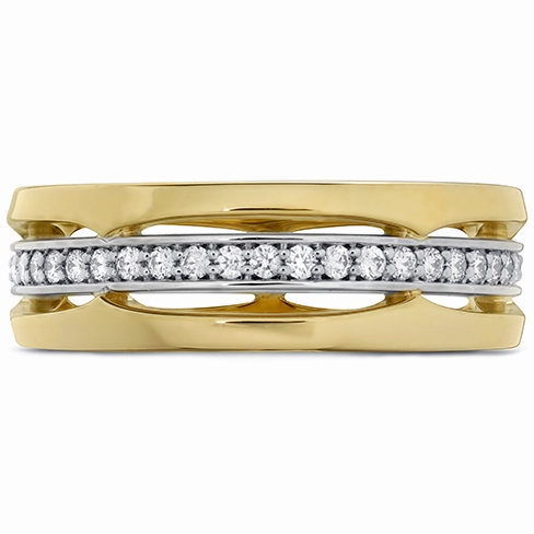 Hearts On Fire Copley Triple Row Wedding Diamond Band