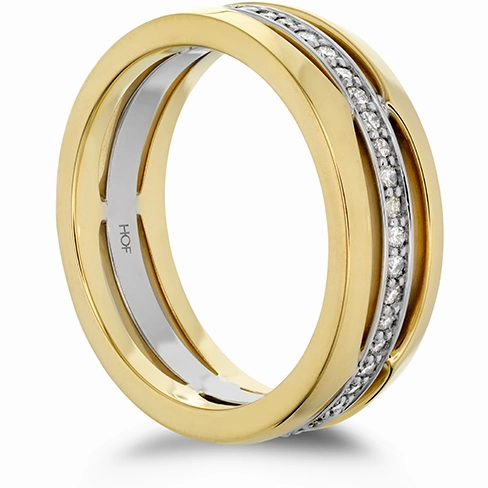 Hearts On Fire Copley Triple Row Wedding Diamond Band
