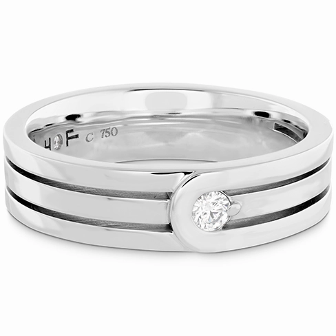 Hearts On Fire Coupled Encompass Triple Row Diamond Band