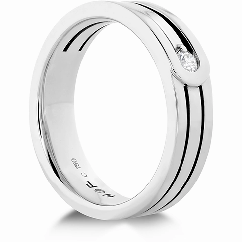 Hearts On Fire Coupled Encompass Triple Row Diamond Band