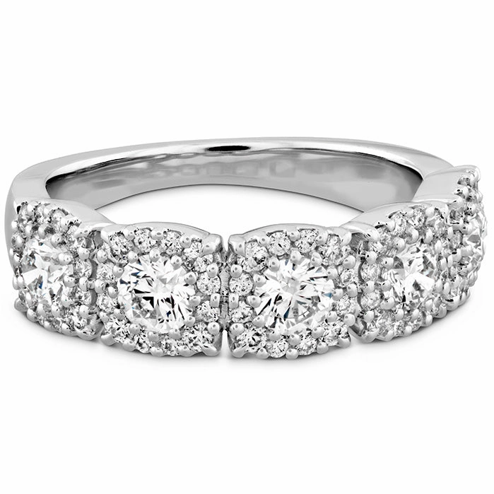 Hearts On Fire Custom Halo Diamond Band
