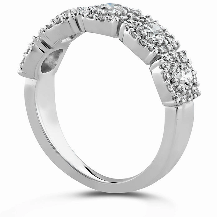 Hearts On Fire Custom Halo Diamond Band