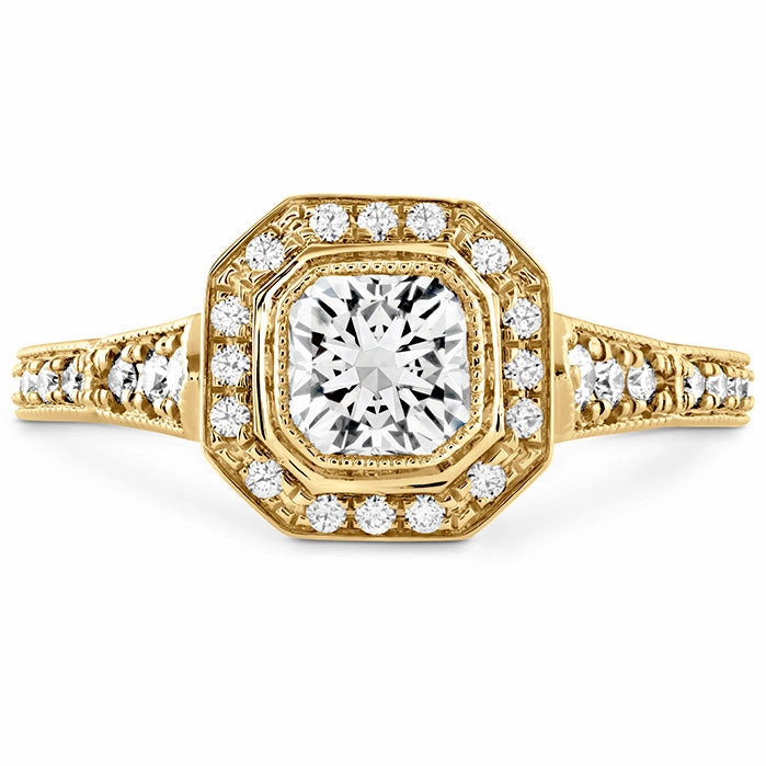 Hearts On Fire Deco Chic Dream Halo Engagement Ring