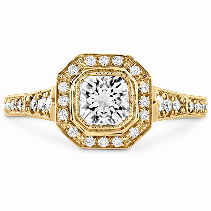 Hearts On Fire Deco Chic Dream Halo Engagement Ring