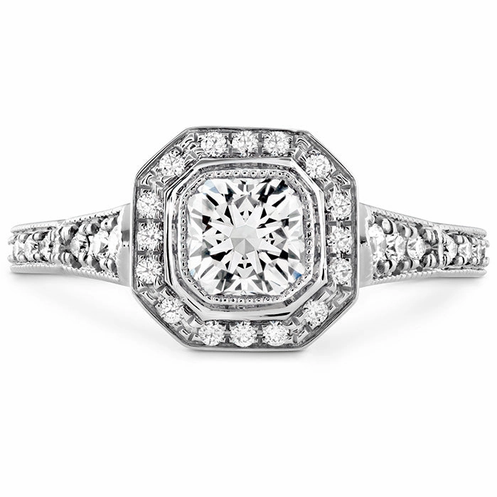 Hearts On Fire Deco Chic Dream Halo Engagement Ring