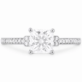 Hearts On Fire Deco Chic Milgrain Diamond Engagement Ring