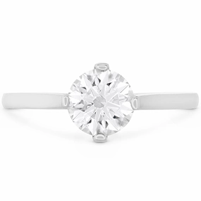 Hearts On Fire Deco Chic Solitaire Diamond Engagement Ring