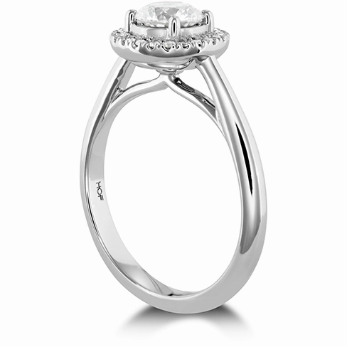 Hearts On Fire Destiny Halo Diamond Engagement Ring