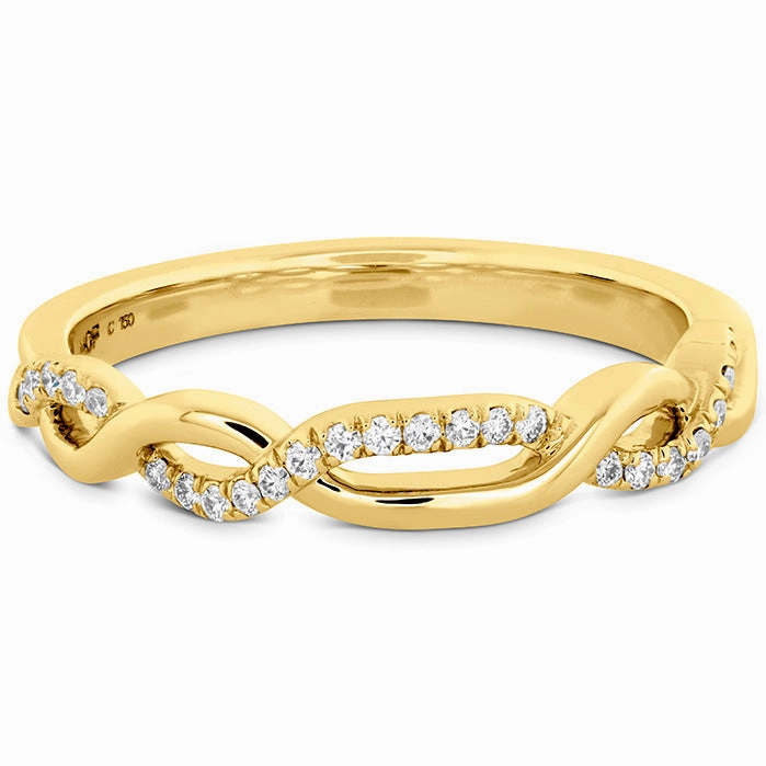 Hearts On Fire Destiny Lace Twist Diamond Band