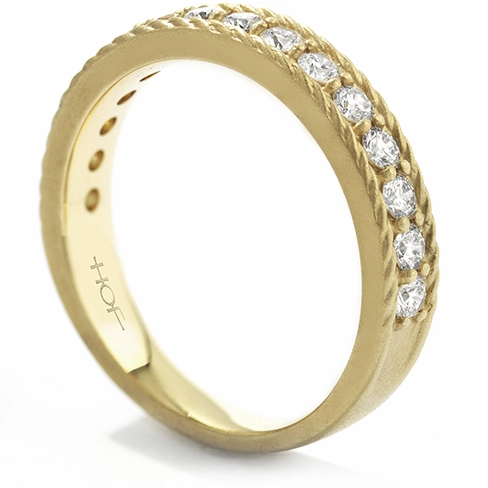 Hearts On Fire Diamond Bar Braided Band with Satin Finish