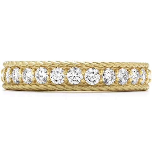 Hearts On Fire Diamond Bar Braided Band with Satin Finish