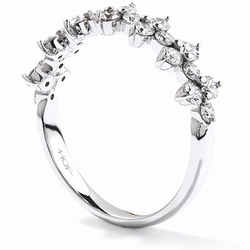 Hearts On Fire Diamond Bar Double Crown Band