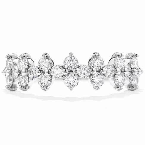 Hearts On Fire Diamond Bar Double Crown Band
