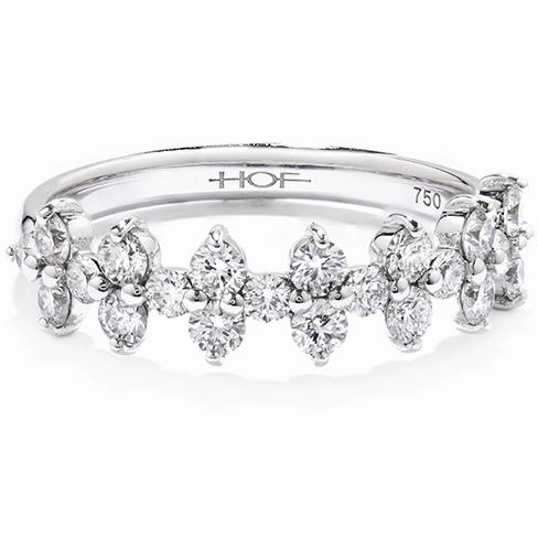 Hearts On Fire Diamond Bar Double Crown Band