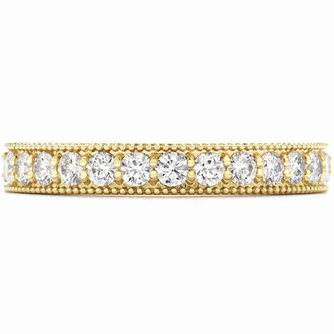 Hearts On Fire Diamond Bar Milgrain Band